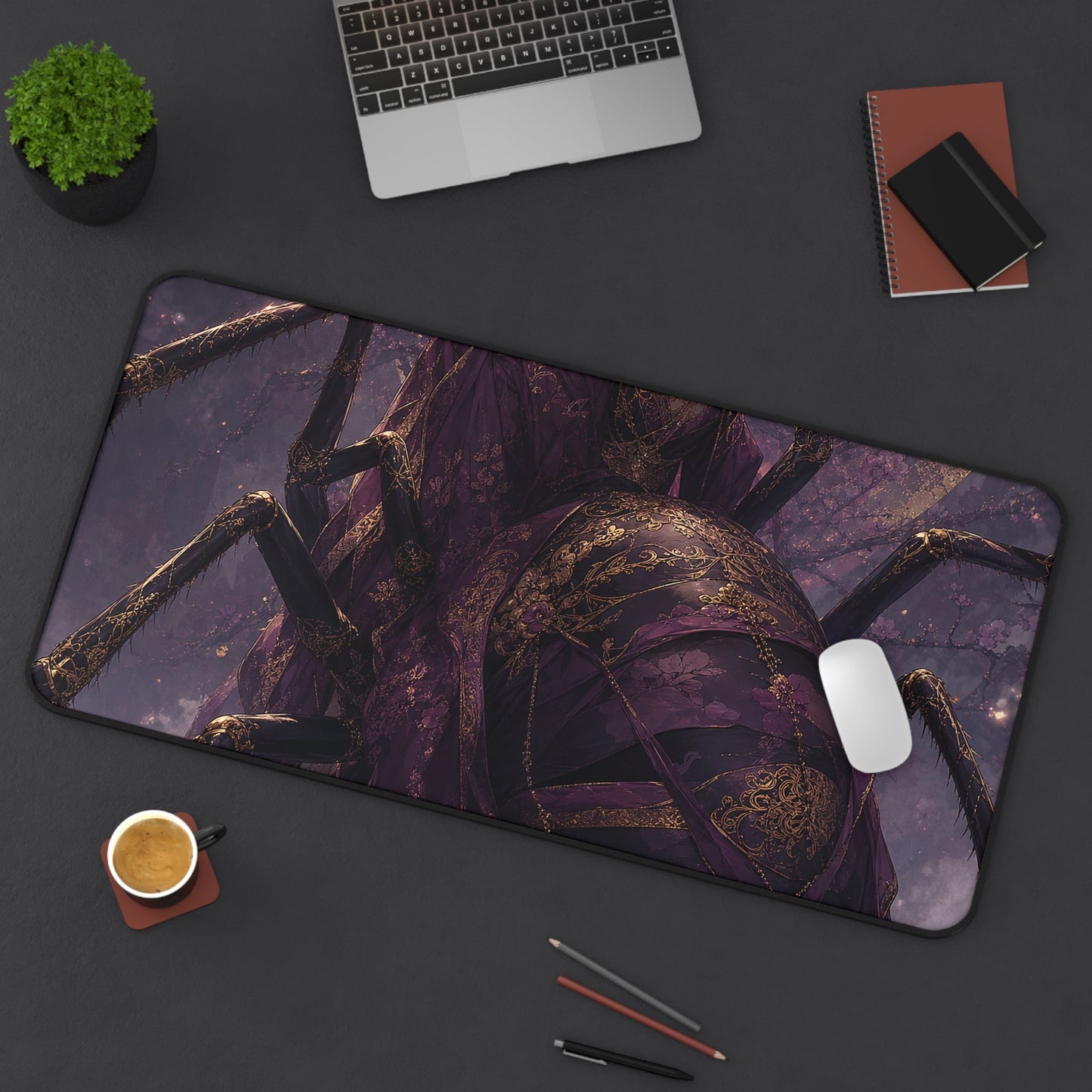 Jorogomi Spider Woman - Japanese Mythology Gaming Desk Mat - Moikas