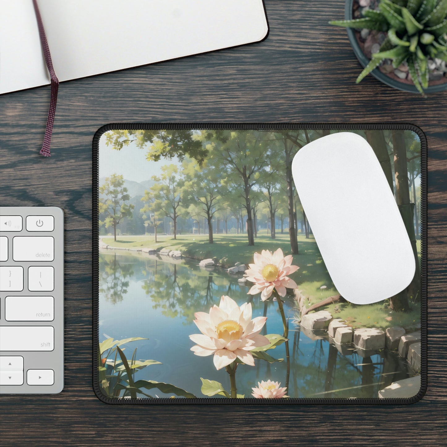 Mousepad | Lotus Flower Mousepad | Moikas Gaming Anime - Moikas