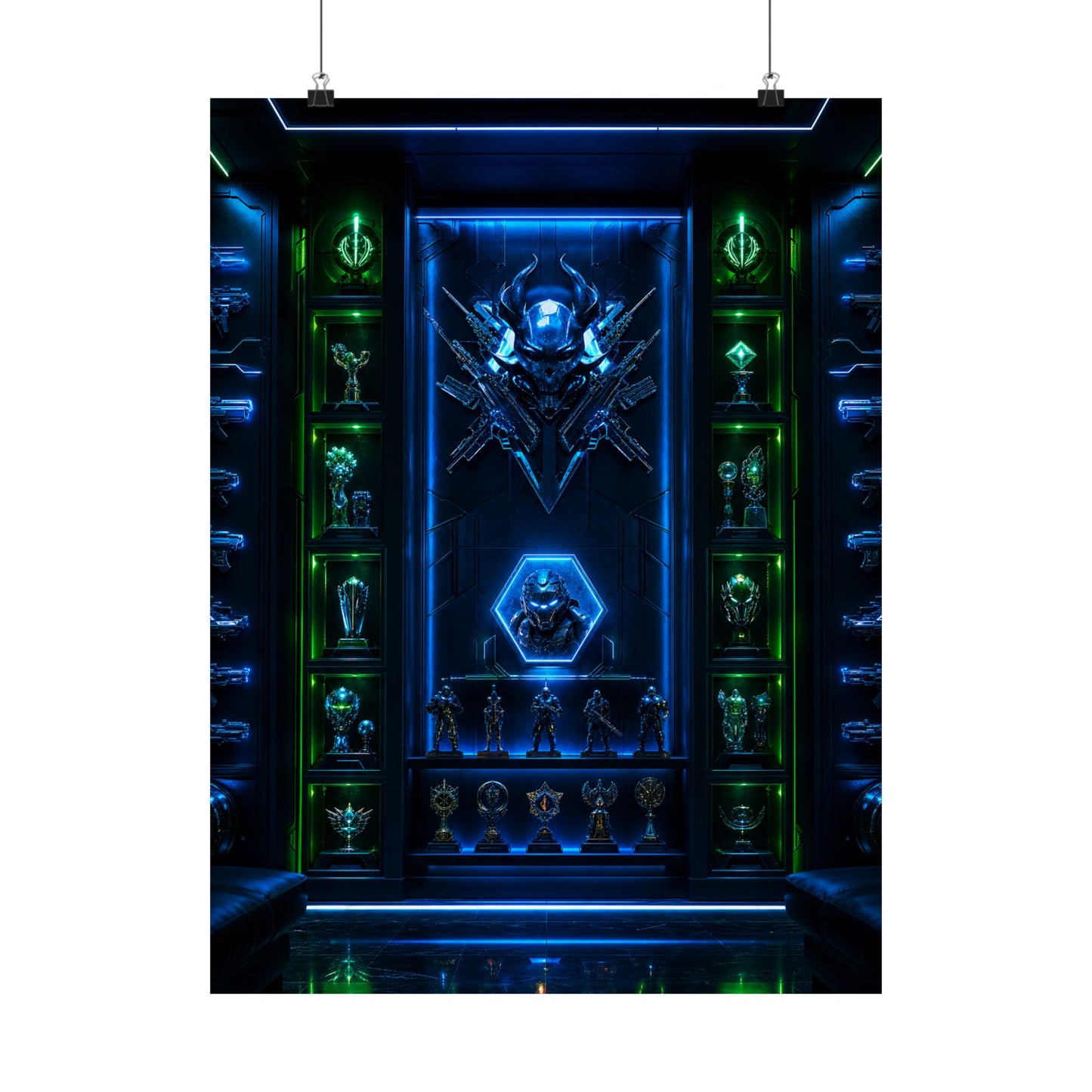 Gaming Wall Of Fame - Gaming Culture Art Print (Matte Poster)