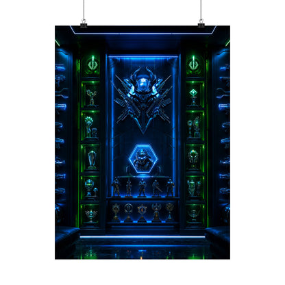 Gaming Wall Of Fame - Gaming Culture Art Print (Matte Poster)