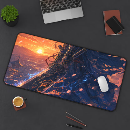 Warrior With Massive Sword - Anime Manga Gaming Desk Mat