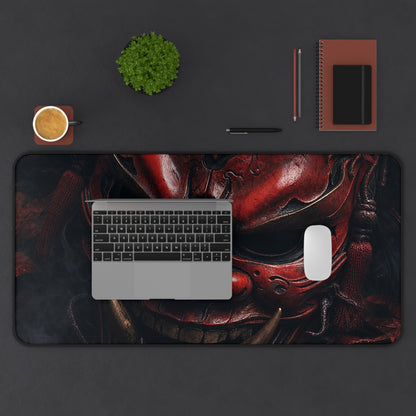 Oni Mask With Autumn Leaves - Sudoni Brand Gaming Desk Mat