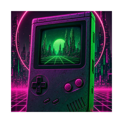 Retro Handheld Console - Gaming Culture Art Print (Matte Poster)