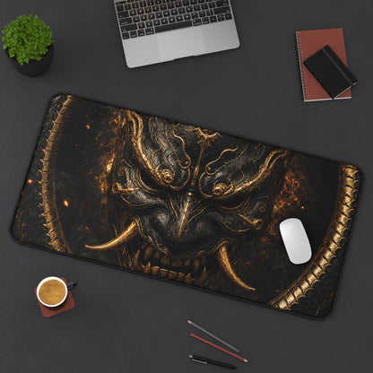 Oni Mask With Ouroboros - Sudoni Brand Gaming Desk Mat