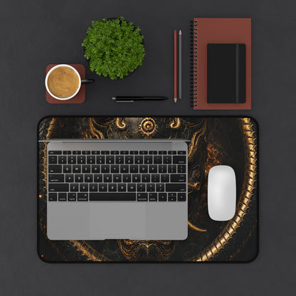 Oni Mask With Ouroboros - Sudoni Brand Gaming Desk Mat