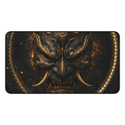 Oni Mask With Ouroboros - Sudoni Brand Gaming Desk Mat