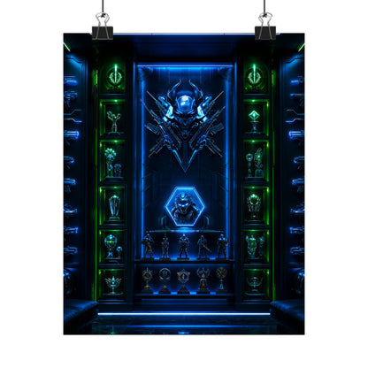 Gaming Wall Of Fame - Gaming Culture Art Print (Matte Poster)