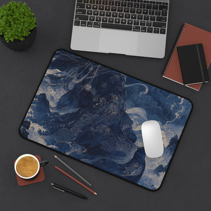 Tsukuyomi Moon God - Japanese Mythology Gaming Desk Mat