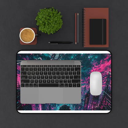 City Under Shattered Moon - Anime Manga Gaming Desk Mat