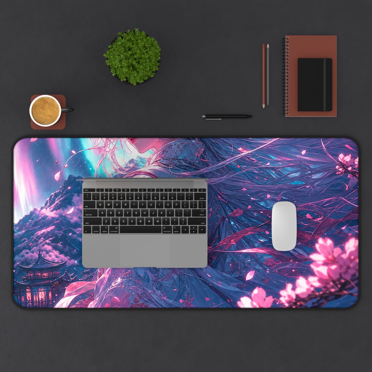 Spirit Of The Northern Lights - Anime Manga Gaming Desk Mat