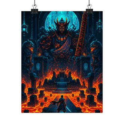 Boss Arenwith Lava - Gaming Culture Art Print (Matte Poster)