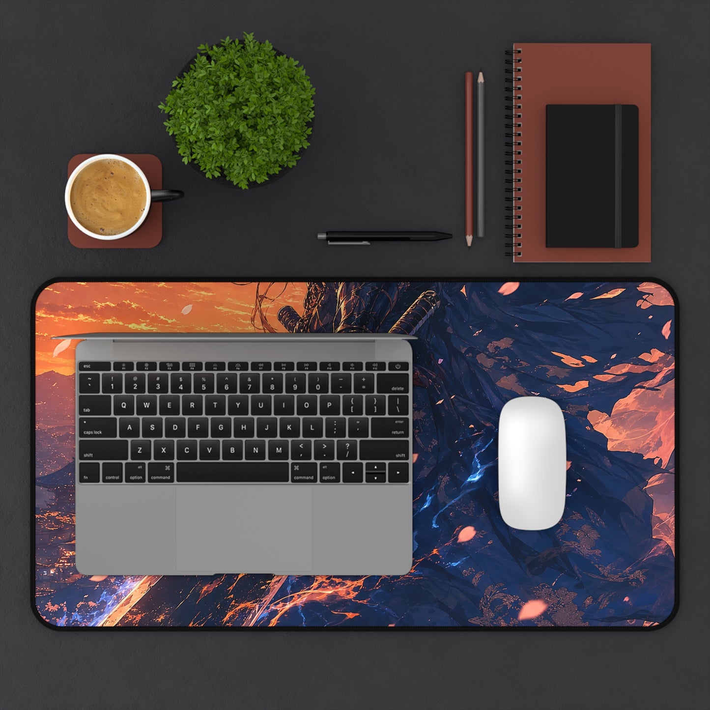 Warrior With Massive Sword - Anime Manga Gaming Desk Mat