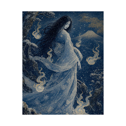 Yuki Onnsnow Womin Blizzard - Japanese Mythology Art Print (Matte Poster)