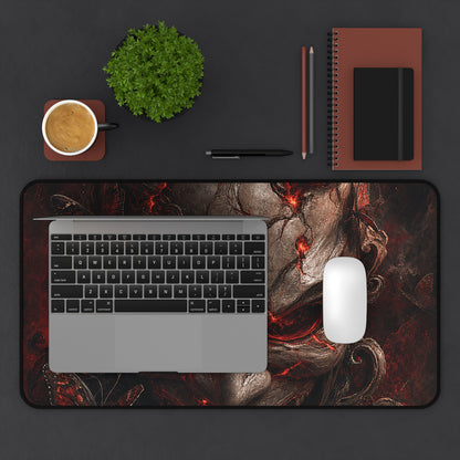Oni Mask With Butterflies - Sudoni Brand Gaming Desk Mat