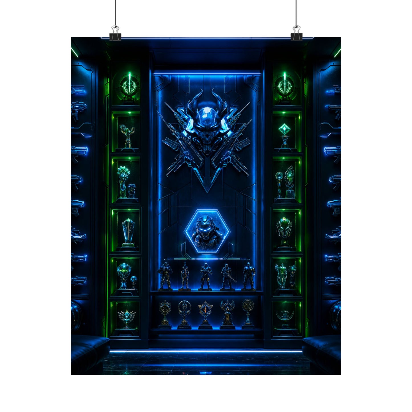 Gaming Wall Of Fame - Gaming Culture Art Print (Matte Poster)
