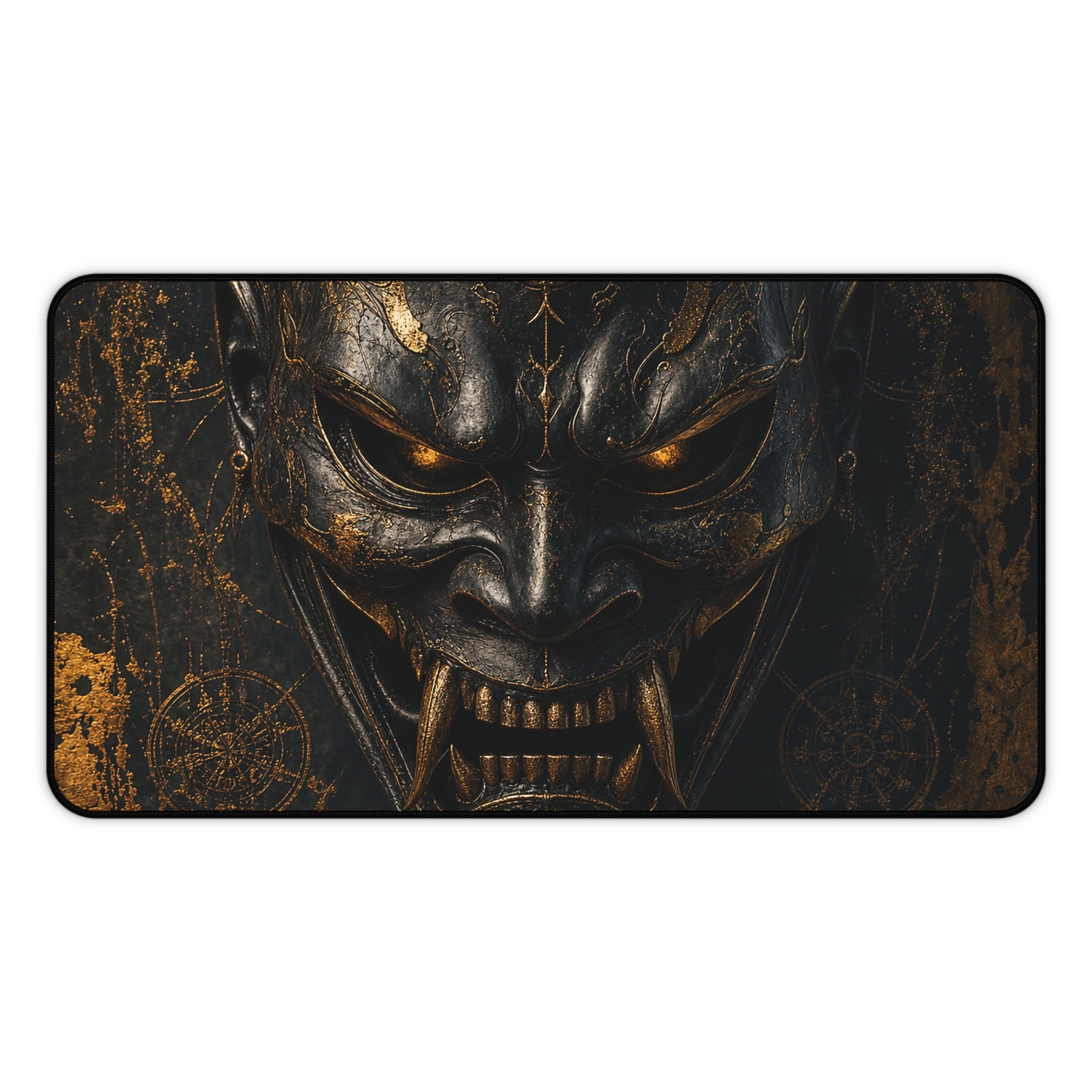 Oni Mask With Spider Web - Sudoni Brand Gaming Desk Mat