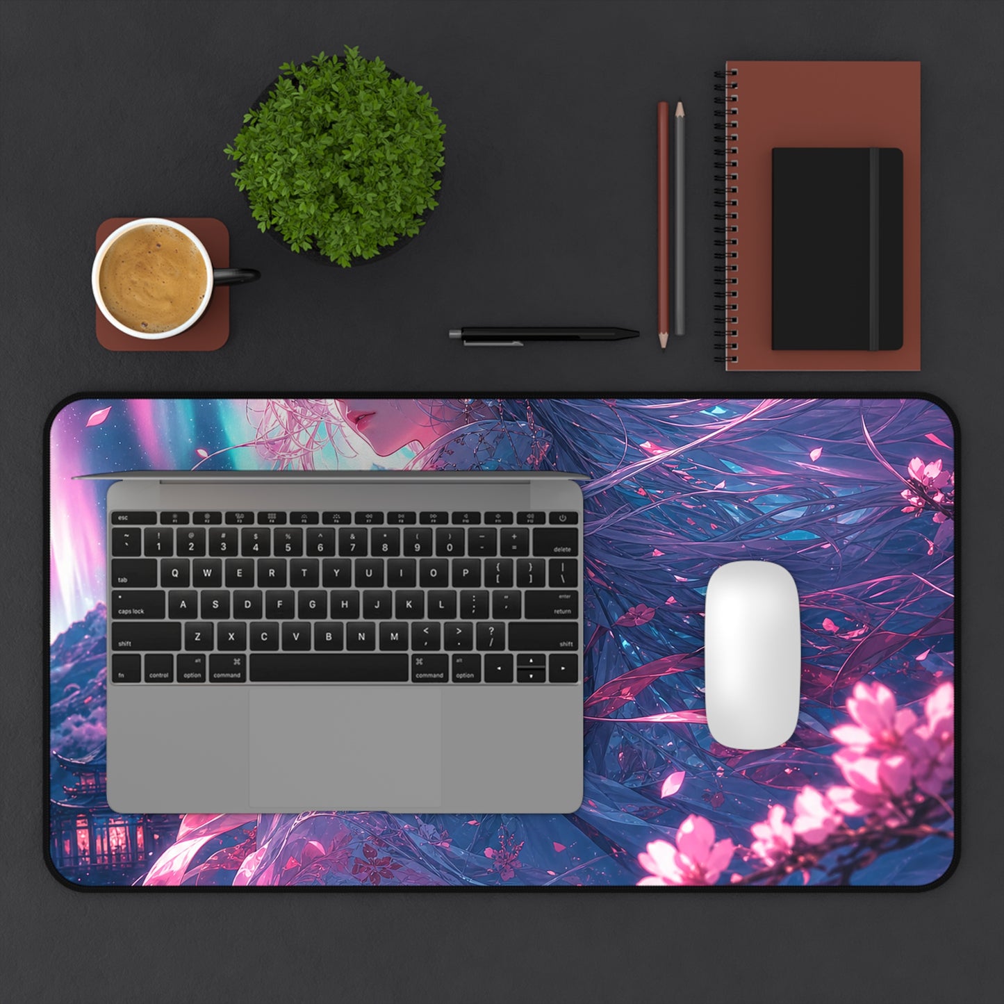 Spirit Of The Northern Lights - Anime Manga Gaming Desk Mat