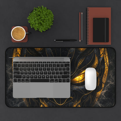 Oni Mask Made Of Stained Glass - Sudoni Brand Gaming Desk Mat