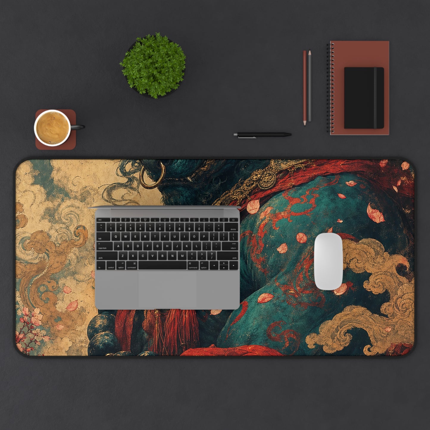 Ushi Oni Ox Demon - Japanese Mythology Gaming Desk Mat