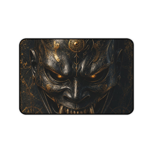 Oni Mask With Spider Web - Sudoni Brand Gaming Desk Mat