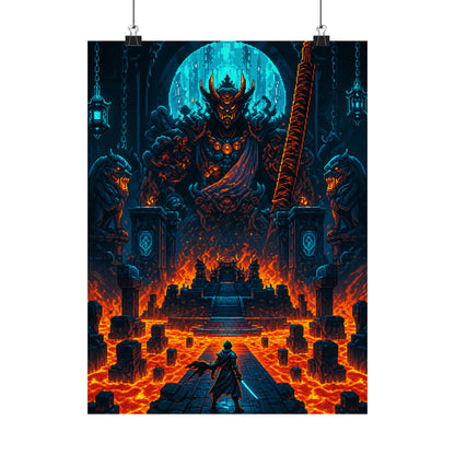 Boss Arenwith Lava - Gaming Culture Art Print (Matte Poster)