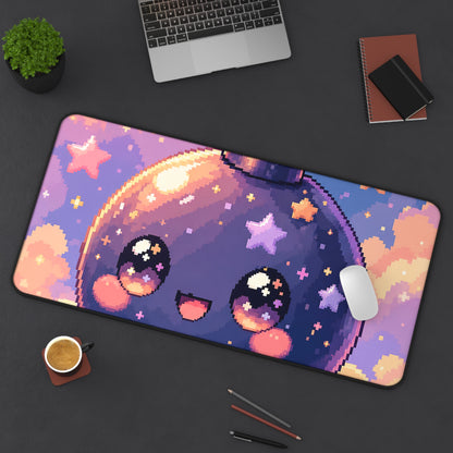 Cute Bomb Character With Fuse - Kawaii Gaming Gaming Desk Mat