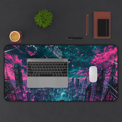 City Under Shattered Moon - Anime Manga Gaming Desk Mat