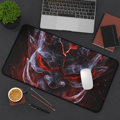 Oni Mask Made Of Ice Crystals - Sudoni Brand Gaming Desk Mat