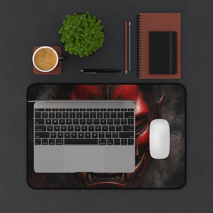 Oni Mask With Single Tear - Sudoni Brand Gaming Desk Mat