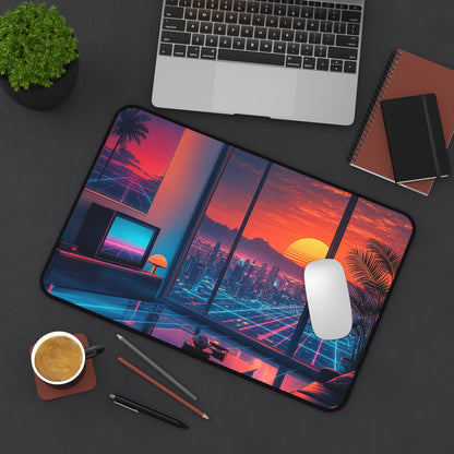 Vaporwave Aesthetic Room - Gaming Culture Gaming Desk Mat