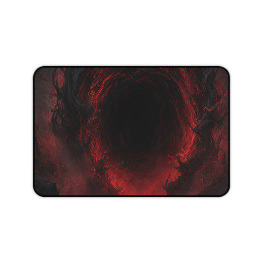 Dark Portal Opening In Forest - Dark Fantasy Gaming Desk Mat