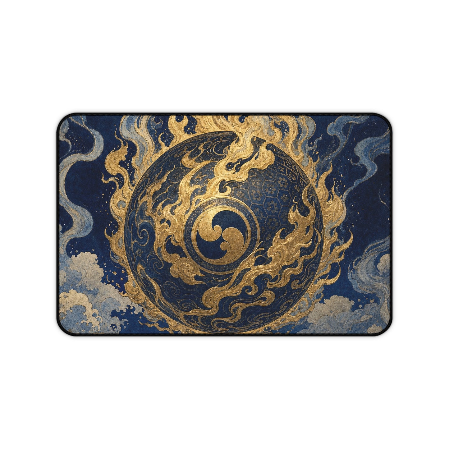 Tamfireball Floating - Japanese Mythology Gaming Desk Mat