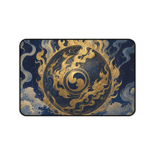 Tamfireball Floating - Japanese Mythology Gaming Desk Mat