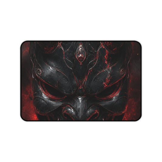 Oni Mask Made Of Obsidian - Sudoni Brand Gaming Desk Mat