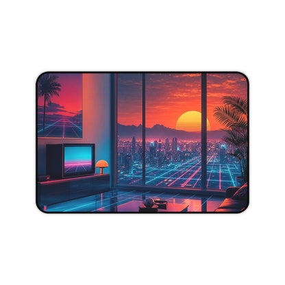 Vaporwave Aesthetic Room - Gaming Culture Gaming Desk Mat