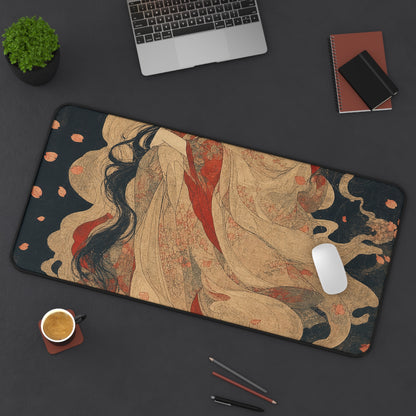 Ubume Ghost Mother - Japanese Mythology Gaming Desk Mat