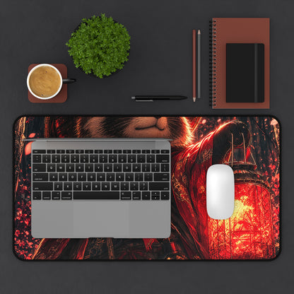 Tanuki In Forest - Anime Manga Gaming Desk Mat