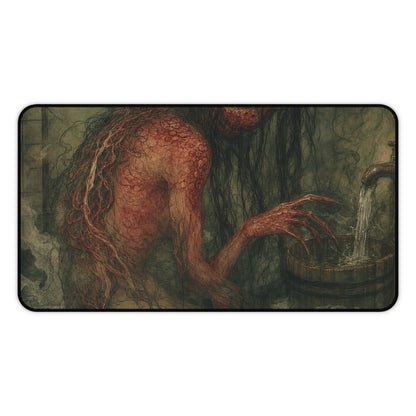 Akaname Bathroom Demon - Japanese Mythology Gaming Desk Mat