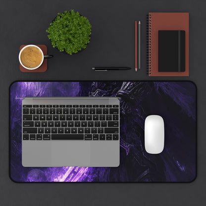Death Knight With Glowing Sword - Dark Fantasy Gaming Desk Mat