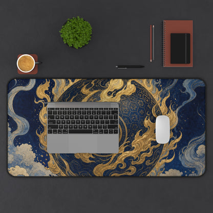 Tamfireball Floating - Japanese Mythology Gaming Desk Mat