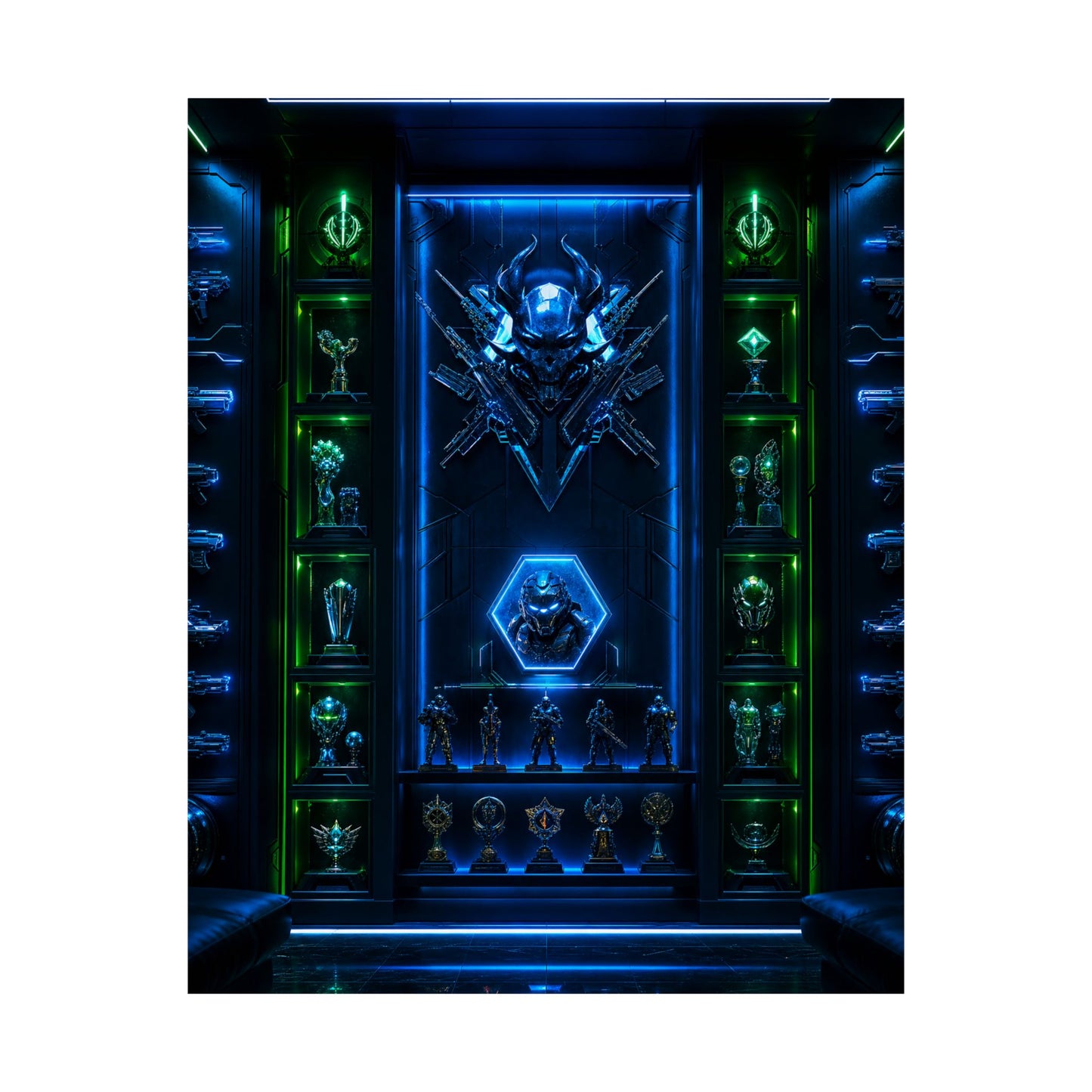 Gaming Wall Of Fame - Gaming Culture Art Print (Matte Poster)