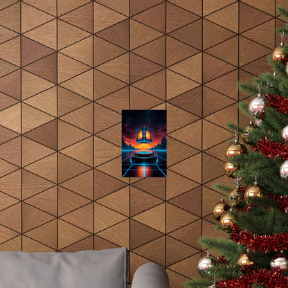 Retro Power-Up Floating - Gaming Culture Art Print (Matte Poster)