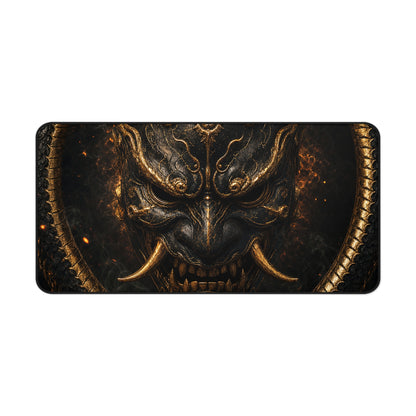 Oni Mask With Ouroboros - Sudoni Brand Gaming Desk Mat