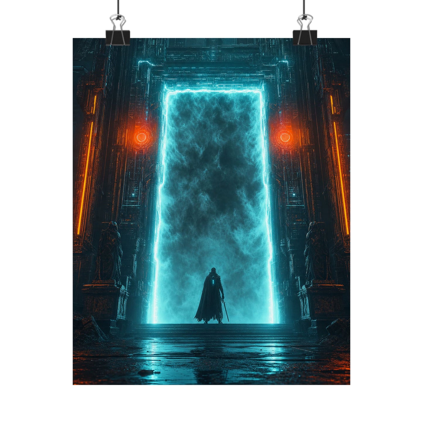 Dark Souls Style Fog Gate - Gaming Culture Art Print (Matte Poster)