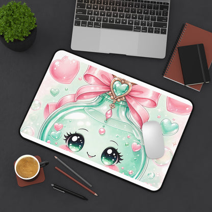 Cute Potion Bottle With Face - Kawaii Gaming Gaming Desk Mat