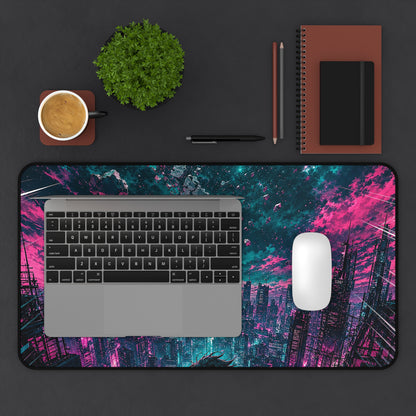 City Under Shattered Moon - Anime Manga Gaming Desk Mat