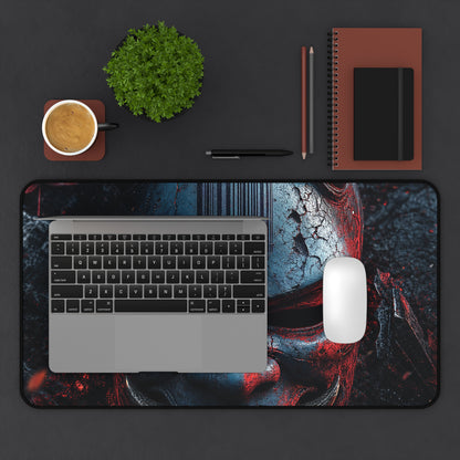 Oni Mask With Barcode - Sudoni Brand Gaming Desk Mat