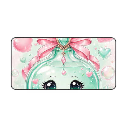 Cute Potion Bottle With Face - Kawaii Gaming Gaming Desk Mat