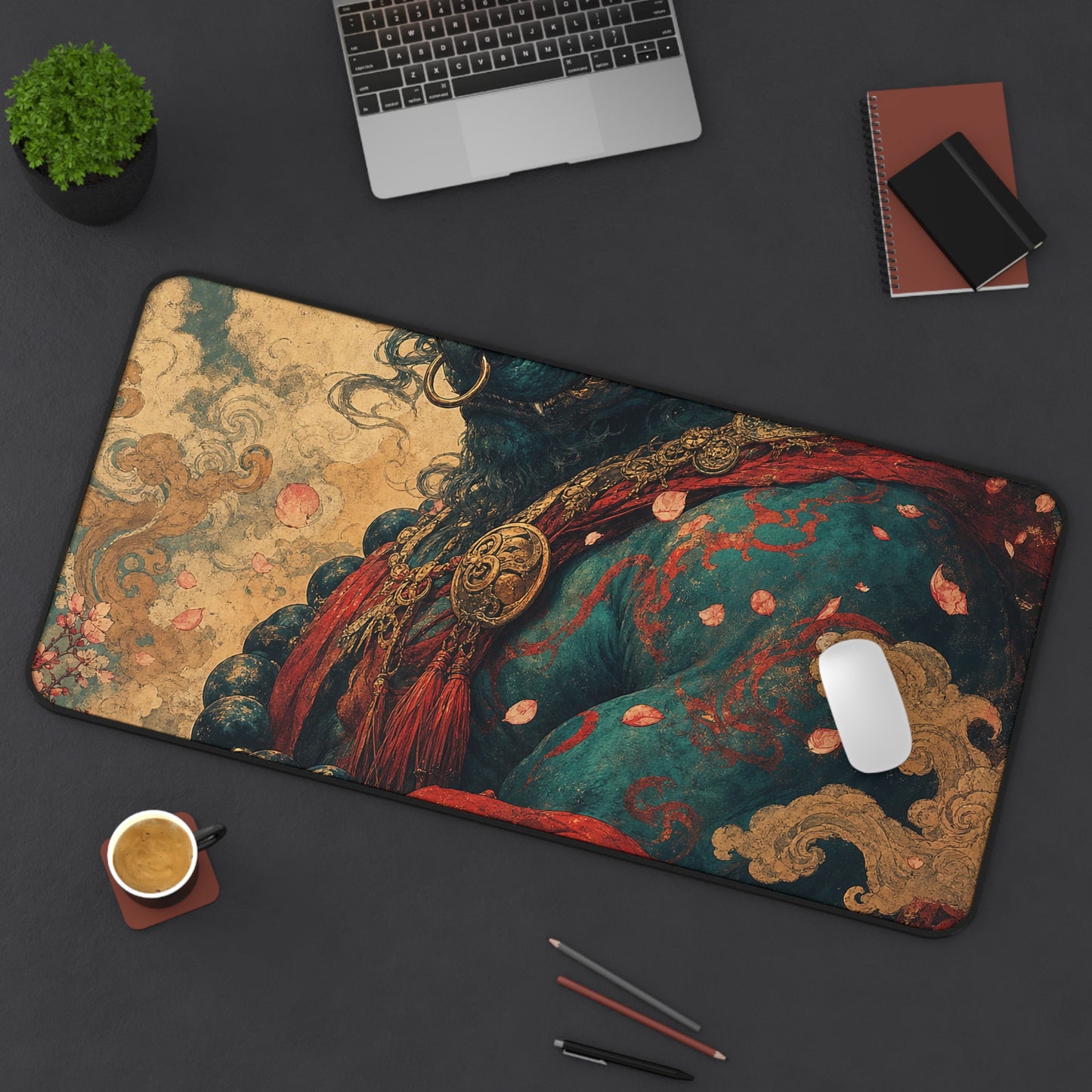 Ushi Oni Ox Demon - Japanese Mythology Gaming Desk Mat