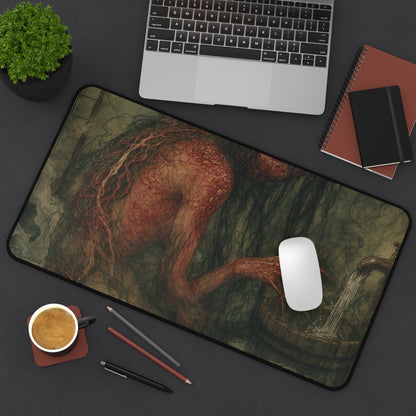 Akaname Bathroom Demon - Japanese Mythology Gaming Desk Mat